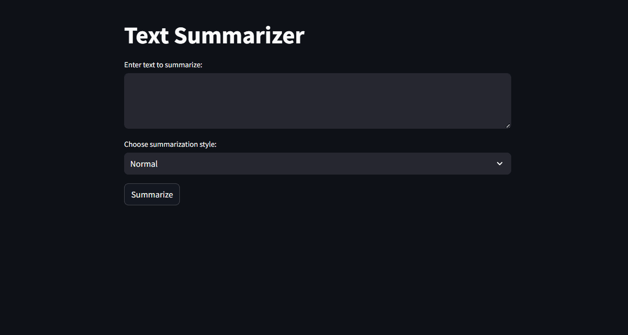 Text Summarizer